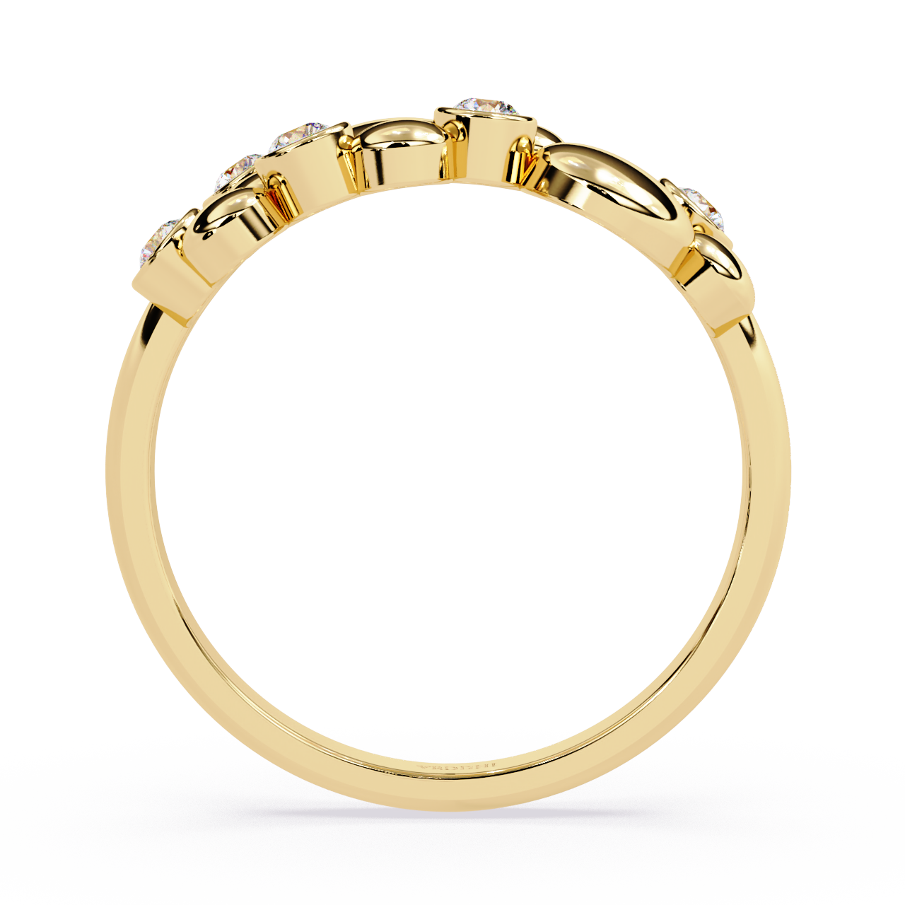 Bubble Cluster Diamond Ring