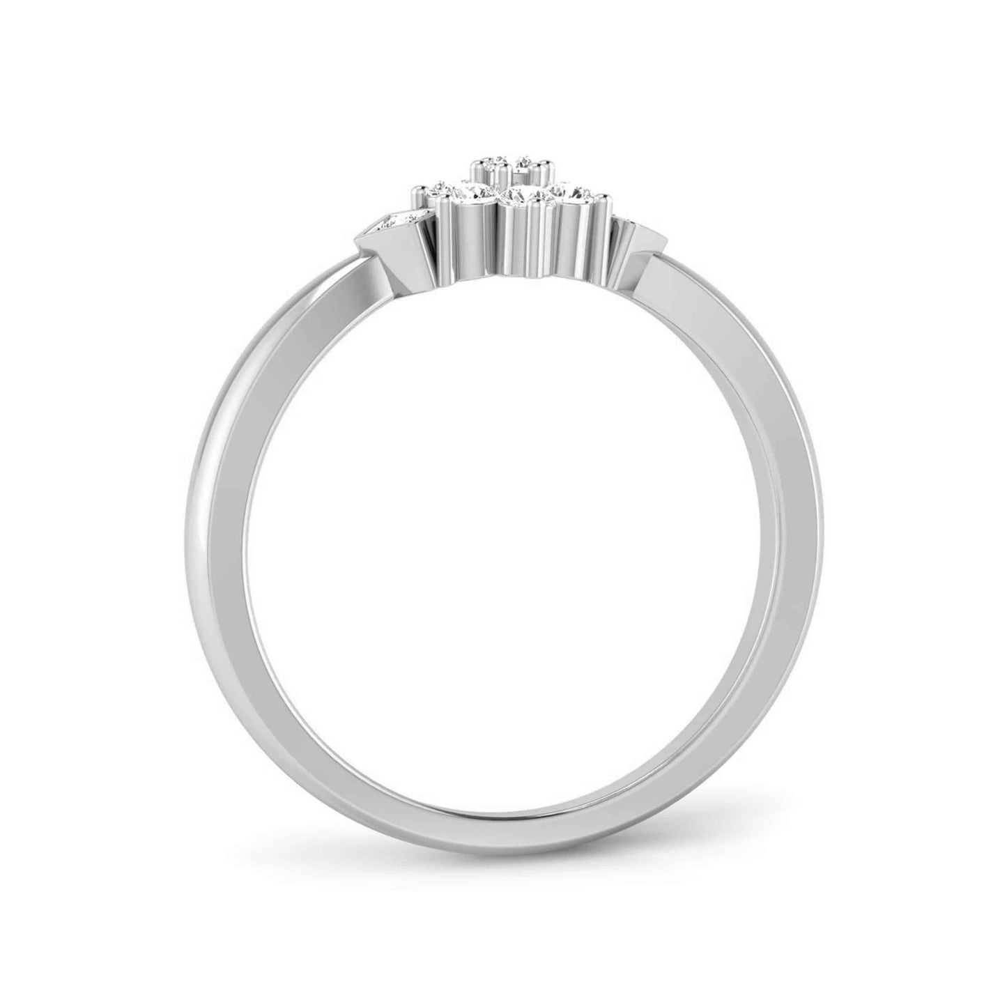 Marquise Blossom Cluster Ring