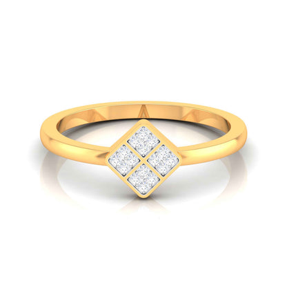 Quad Cluster Square Ring