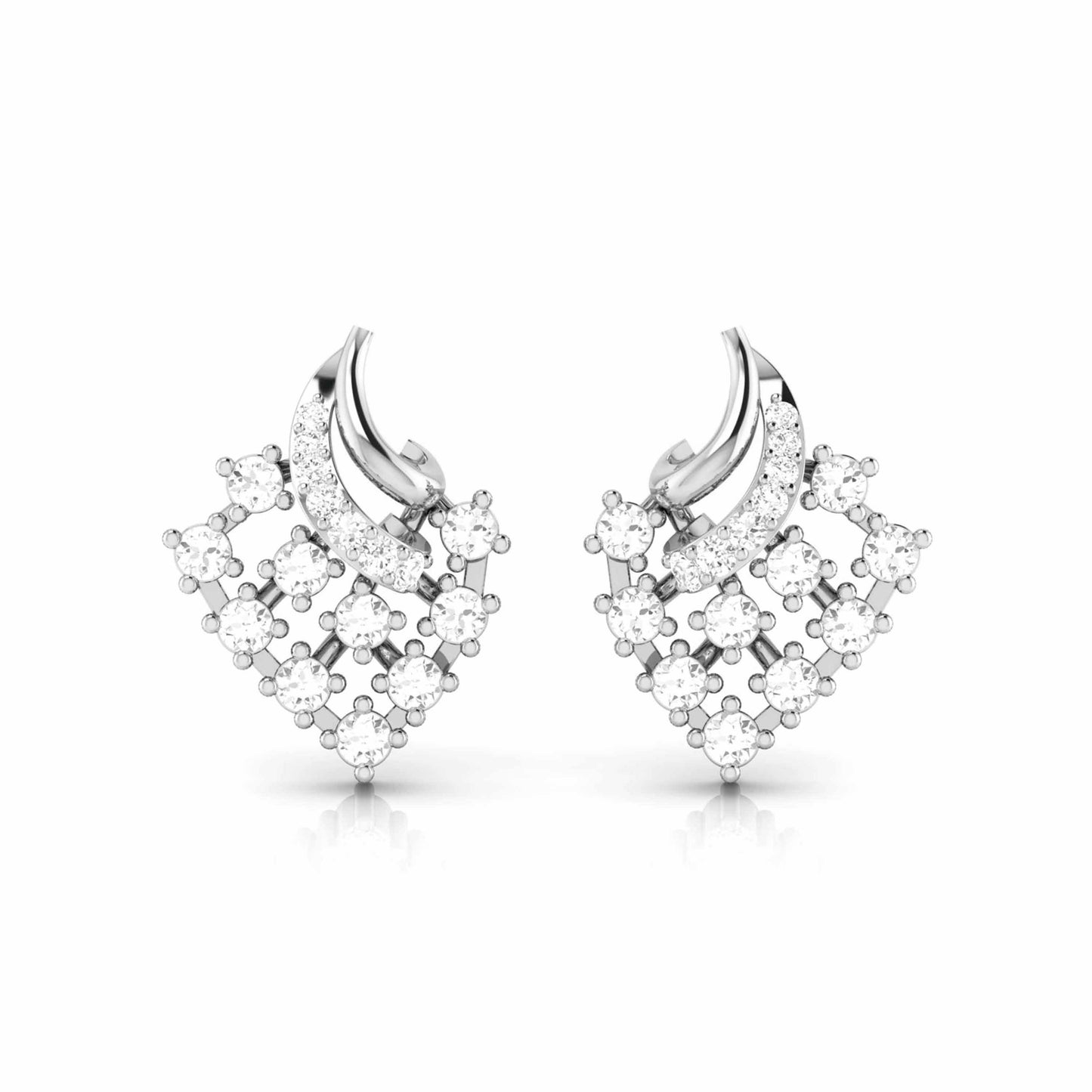 Kite Cluster Stud Earrings