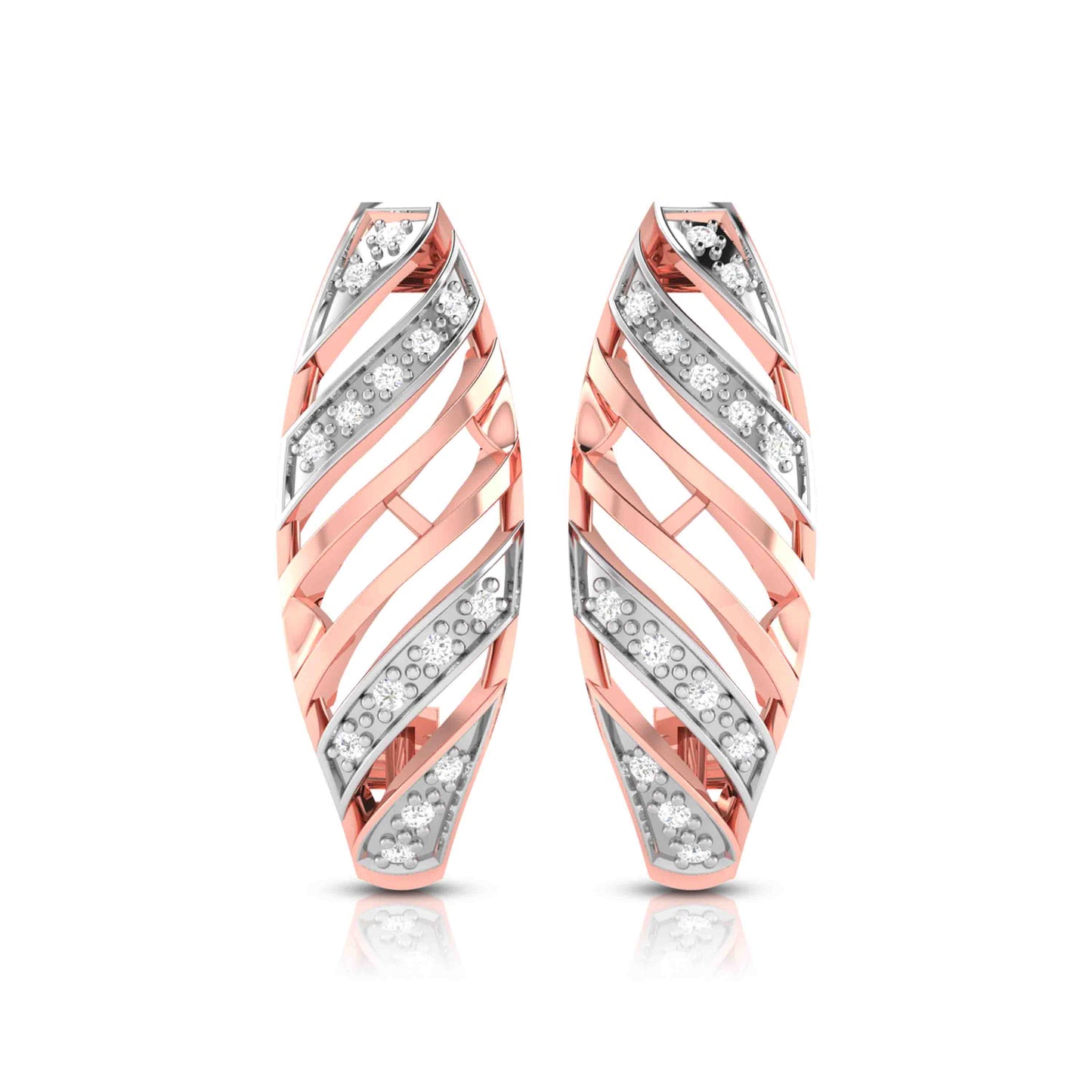 Spiral Cage Hoop Earrings