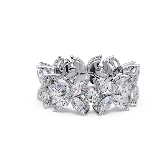 Marquise Floret Eternity Band - Origine Diamonds lab-grown diamond jewellery
