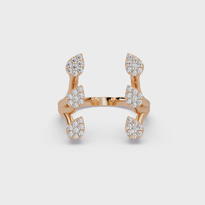 Open Petal Cluster Ring