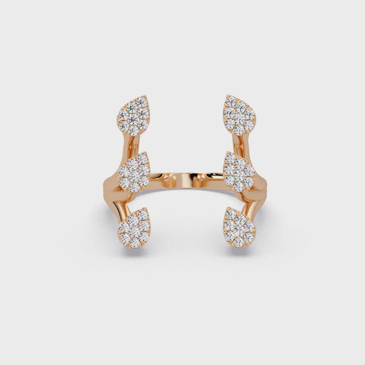 Open Petal Cluster Ring