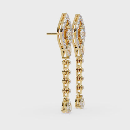 Marquise Cascade Drop Earrings
