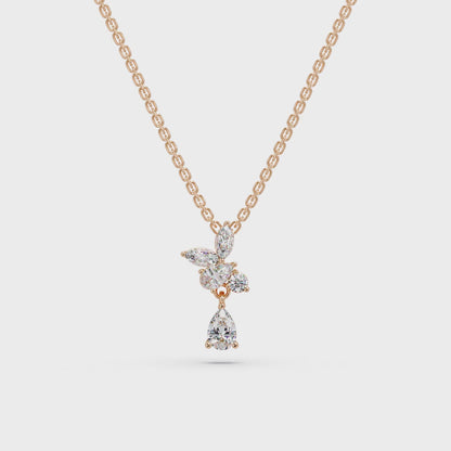 Stepping Stone Trilogy Chain Pendant