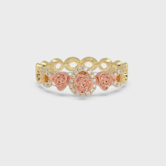 Rose Garden Band Ring
