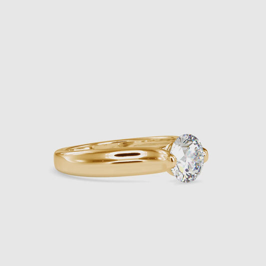 Cathedral Solitaire Ring