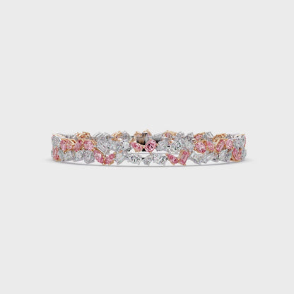 Blush Diamond Cascade Bracelet