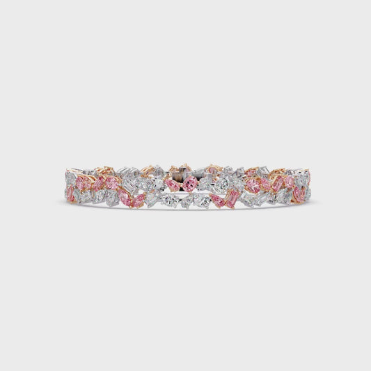 Blush Diamond Cascade Bracelet