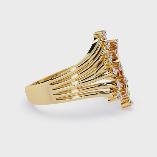 Scattered Multi-Row Ring