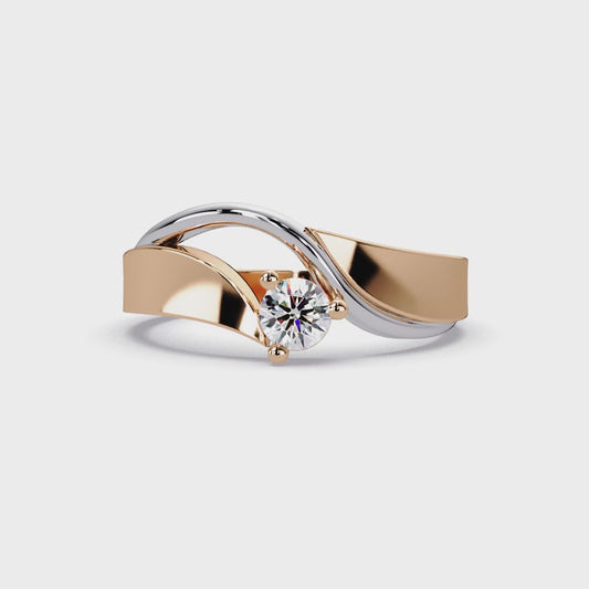 Embraced Two Tone Ring
