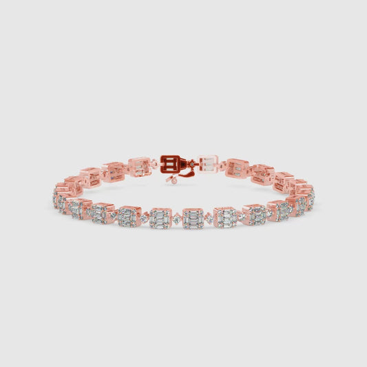 Pavé Link Diamond Bracelet