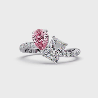 Rose Radiant Bypass Ring