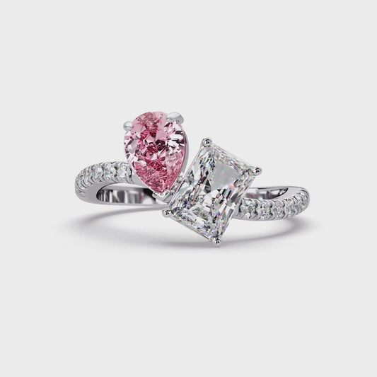 Rose Radiant Bypass Ring