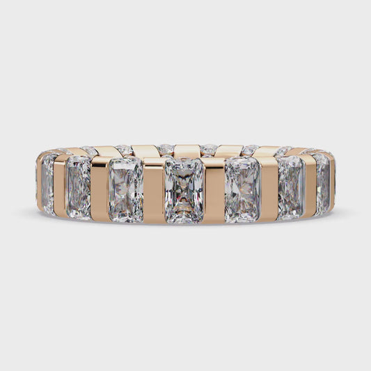 Emerald Bar Eternity Band