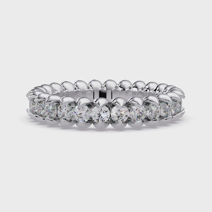 Brilliant Round Eternity Band