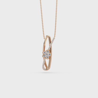 Posy Loop Bloom Chain Pendant