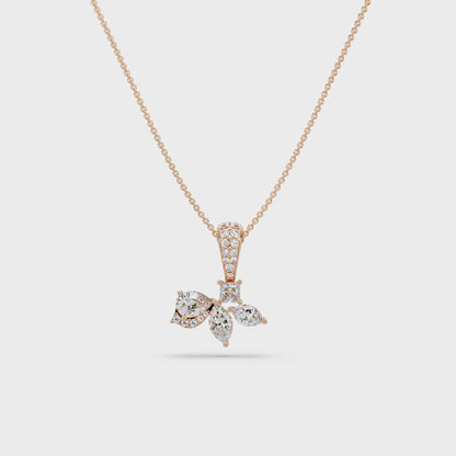 Falling Petal Garden Chain Pendant