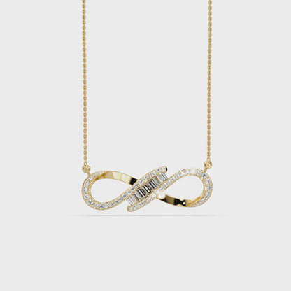 Eternal Infinity Diamond Chain Pendant