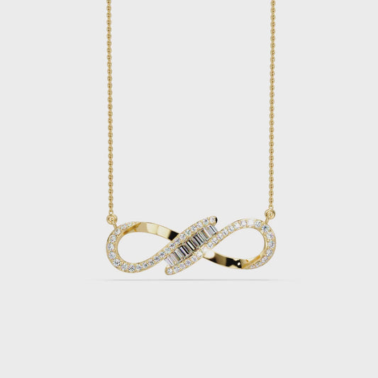Eternal Infinity Diamond Chain Pendant