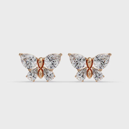 Soaring Butterfly Wing Earrings