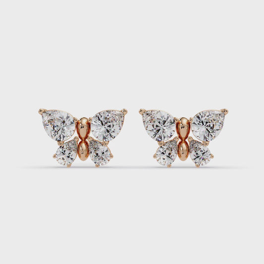 Soaring Butterfly Wing Earrings