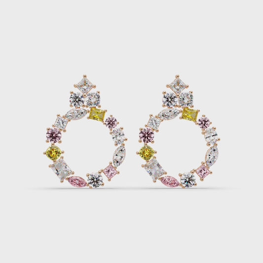 Carousel Mixed Stone Earrings