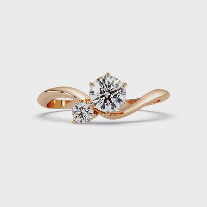 Whispered Embrace Diamond Ring