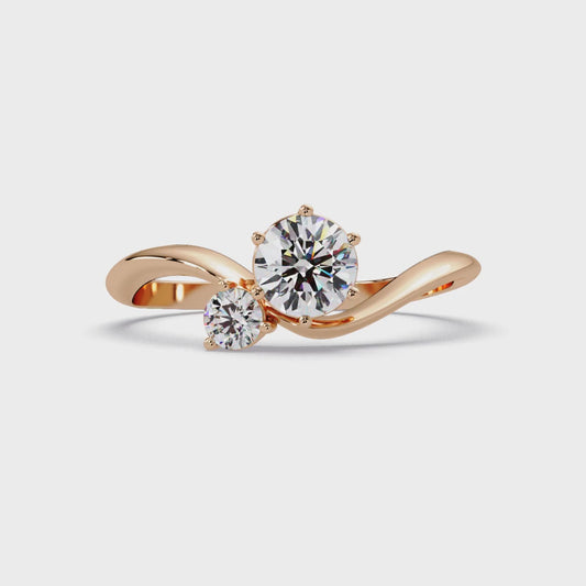 Whispered Embrace Diamond Ring