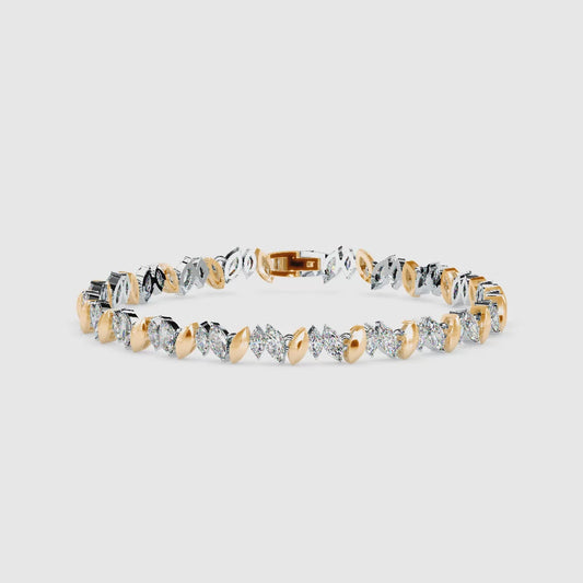 Kite Cluster Tennis Bracelet