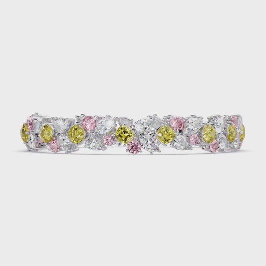 Sunlit Blush Diamond Bracelet