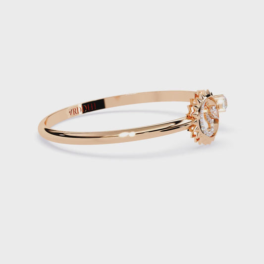 Sunburst Open Cuff Bracelet