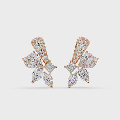 Falling Petal Garden Earrings