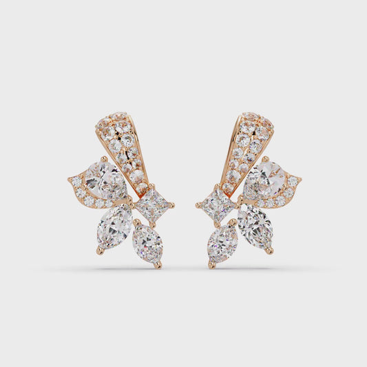 Falling Petal Garden Earrings