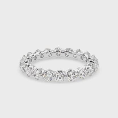 Graduated Eternity Diamond Ring
