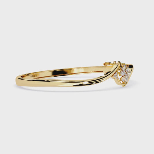 Halo Solitaire Bypass Bangle