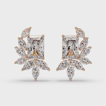 Radiant Laurel Halo Earrings