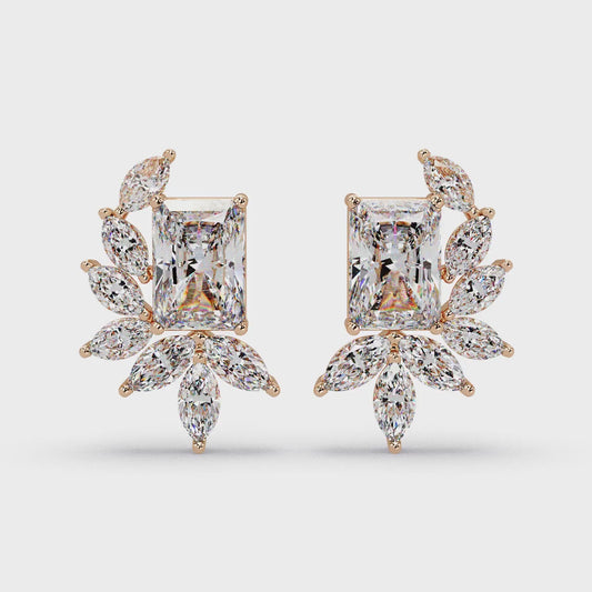 Radiant Laurel Halo Earrings