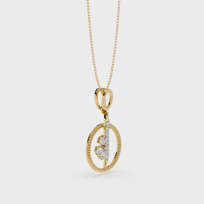 Infinity Circle Blossom Pendant
